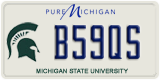 Michigan, Specialty plates (A12BC)