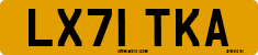 License plate of the United Kingdom, 2001 year system