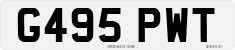 License plate of the United Kingdom, 1983 year system