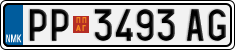 License plate of North Macedonia, Regular plates (2012)