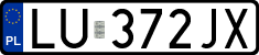 License plates of Poland, Regular car plates