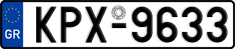 License plate of Greece, Cars