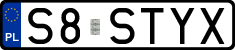 License plates of Poland, Vanity Plates