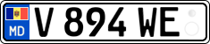 License plate of Moldova, Trailers (2015)