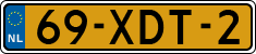 License plate of the Netherlands, Cars