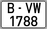 License plates of Spain, 1971 year series