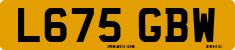 License plate of the United Kingdom, 1983 year system