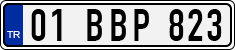 License plate of Turkey, Regular plates