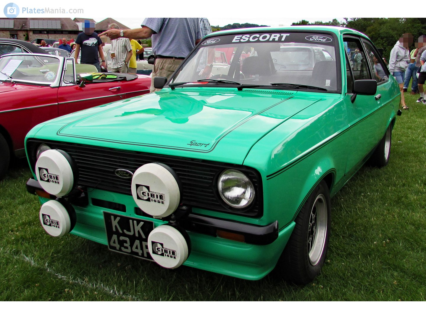 KJK434P, Ford Escort 2nd gen 2-door Sedan (ATR), 1974–1980