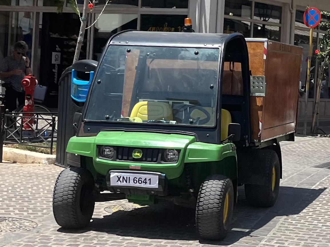 XNI-6641, License plate without vehicle 