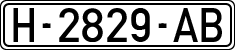 License plates of Spain, 1971 year series