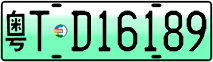 License plate of China, Electric vehicles