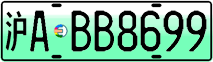 License plate of China, Electric vehicles