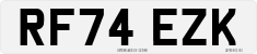 License plate of the United Kingdom, 2001 year system