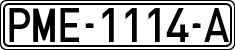 License plates of Spain, Official and military plates