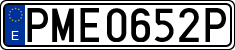 License plates of Spain, Official and military plates