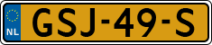 License plate of the Netherlands, Cars