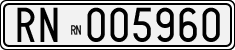 License plate of Italy, Cars (1927 year series)