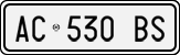 License plate of Italy, Cars (1994 year series)