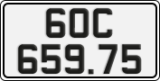 License plate of Vietnam, Cars