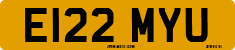 License plate of the United Kingdom, 1983 year system