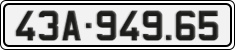 License plate of Vietnam, Cars