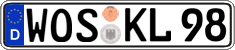 German license plate, Regular plates