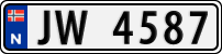 License plate of Norway, Trailers, motorcycles, special vehicles