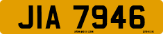 License plate of the United Kingdom, Northern Ireland (1966)