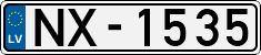 License plate of Latvia, Regular car plates