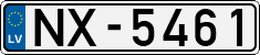 License plate of Latvia, Regular car plates