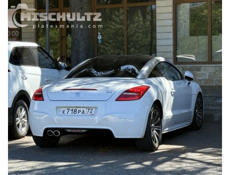 х718ра72, Peugeot RCZ