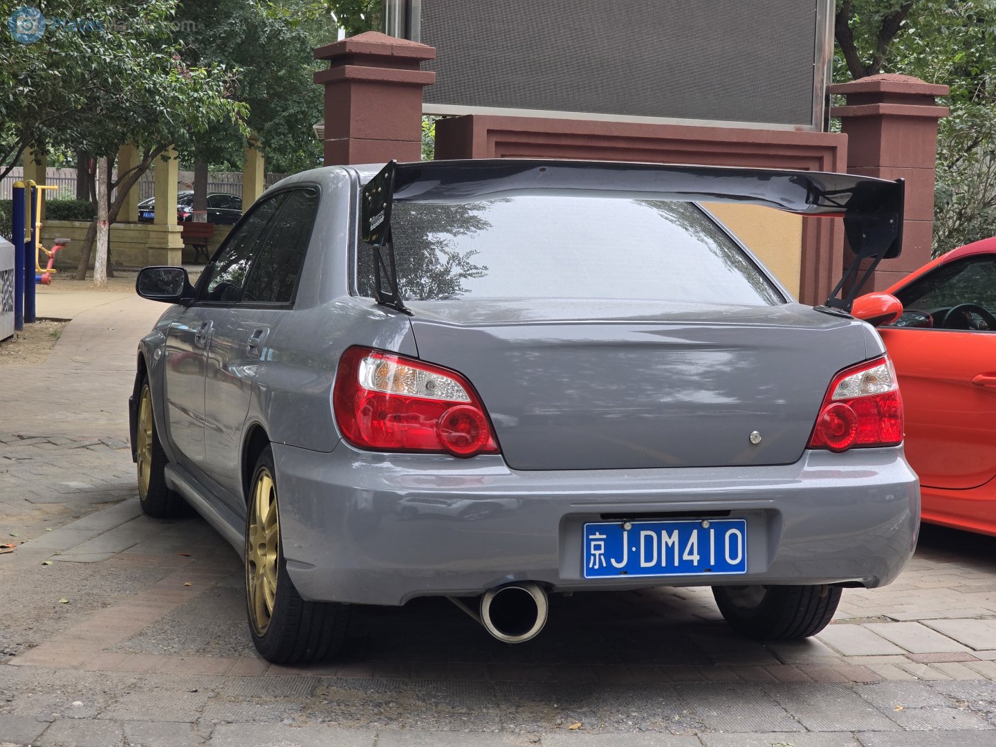 京J·DM410, Subaru Impreza 2nd gen Sedan (GD), 1st facelift, 2002–2005