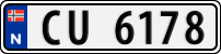 License plate of Norway, Trailers, motorcycles, special vehicles