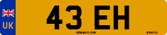 License plate of the United Kingdom, 1932 year system