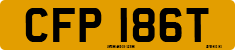 License plate of the United Kingdom, 1963 year system