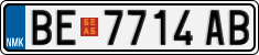 License plate of North Macedonia, Regular plates (2012)