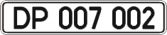 License plate Ukraine, Diplomatic