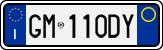 License plate of Italy, Cars (1994 year series)