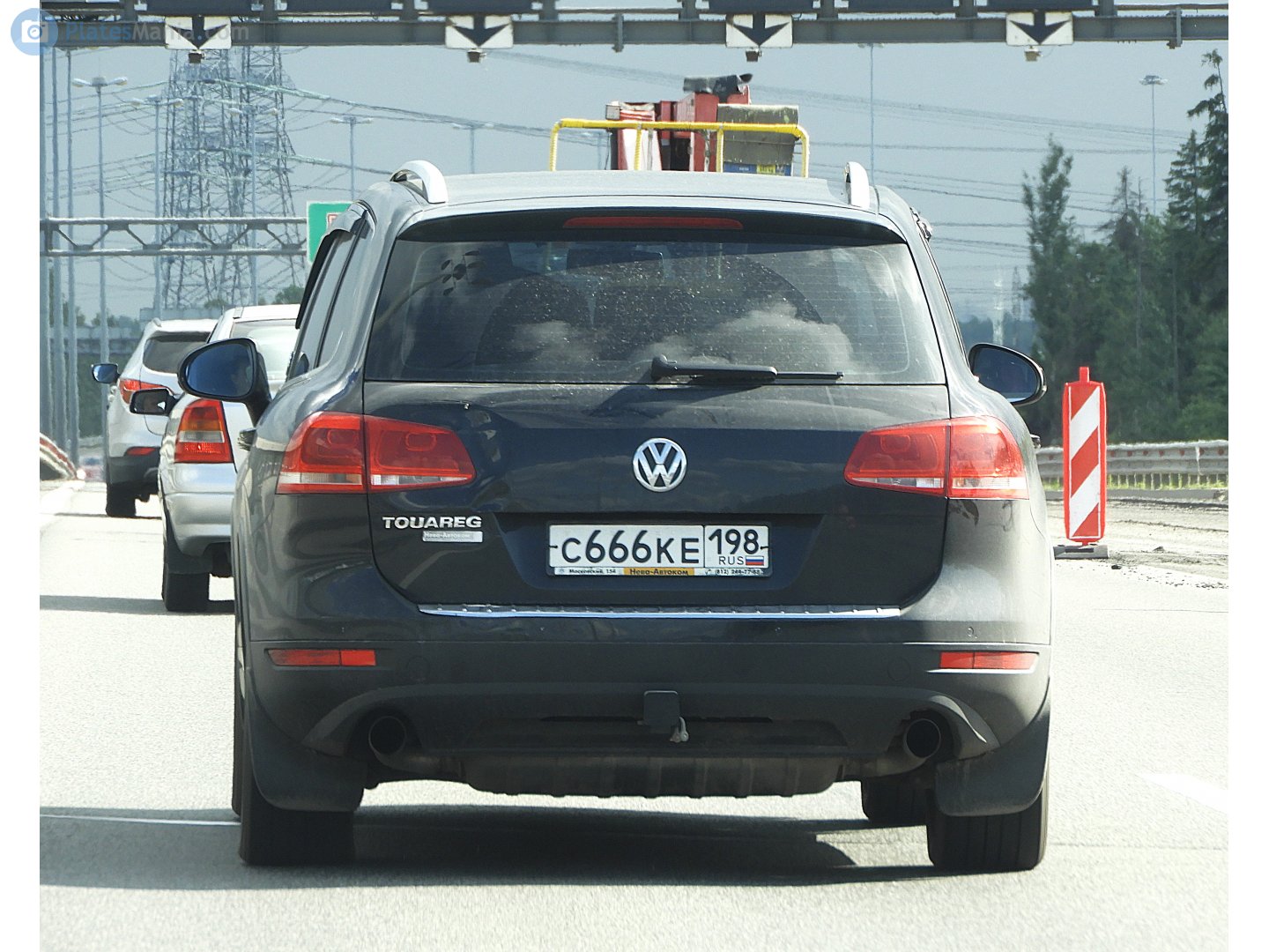 с 666 ке 198, Volkswagen Touareg 2nd gen (7P), 2010–2018