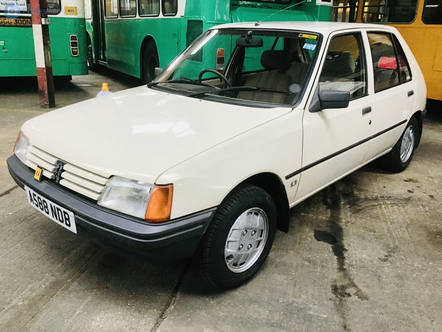 A588NDB, Peugeot 205 1st gen 5-door Hatch (20A/C), 1983–1998