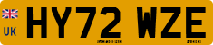 License plate of the United Kingdom, 2001 year system