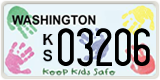 Washington, Specialty plates (12345)