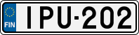 License plate of Finland, Cars