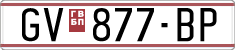 License plate of North Macedonia, Regular plates (1993)