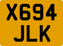 License plate of the United Kingdom, 1983 year system