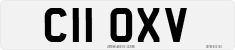 License plate of the United Kingdom, 1983 year system
