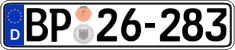German license plate, Authorities and federal agencies
