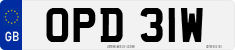 License plate of the United Kingdom, 1963 year system