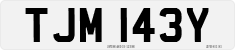 License plate of the United Kingdom, 1963 year system